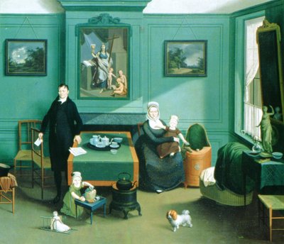 Grupo familiar, c.1810 de Franz Schrank